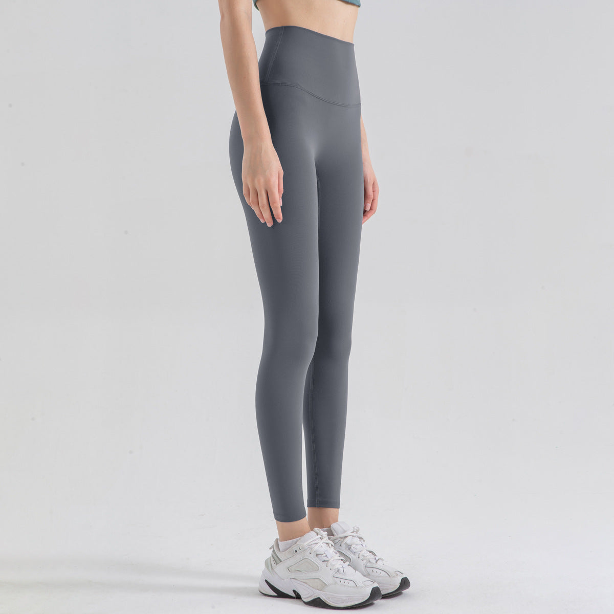 Leggings High Waist  Grises