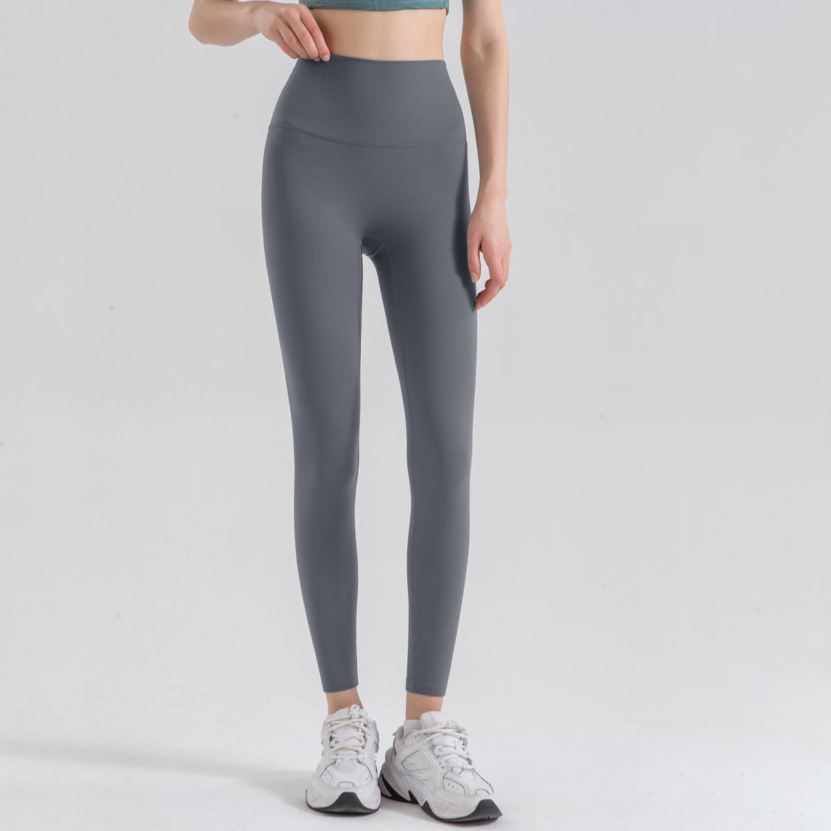 Leggings Carbón Sin Costuras Evoknit De Training Gris